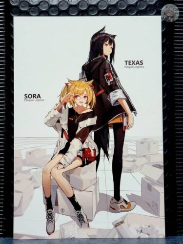 アークナイツ 幻象黒兎 幻像黒兎 混色COLOUR FUSION　イラストカード Amazon | 現品 Arknightsアークナイツ 幻象黒兎幻像黒兎 混色