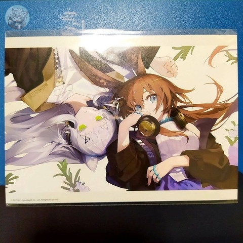 アークナイツ　ロスモンティス　特典ブロマイド アークナイツ ブロマイド ローソンコラボ L判 ロスモンティス4枚