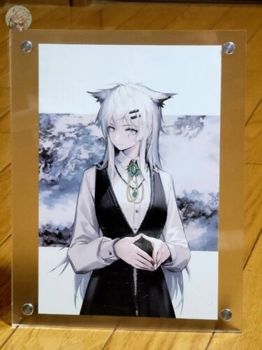 大陸限定同人グッズ アークナイツ公式絵師 「幻像黒兎先生 」 (混色