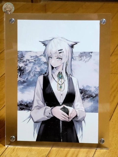大陸限定同人グッズ アークナイツ公式絵師 「幻像黒兎先生 」 (混色