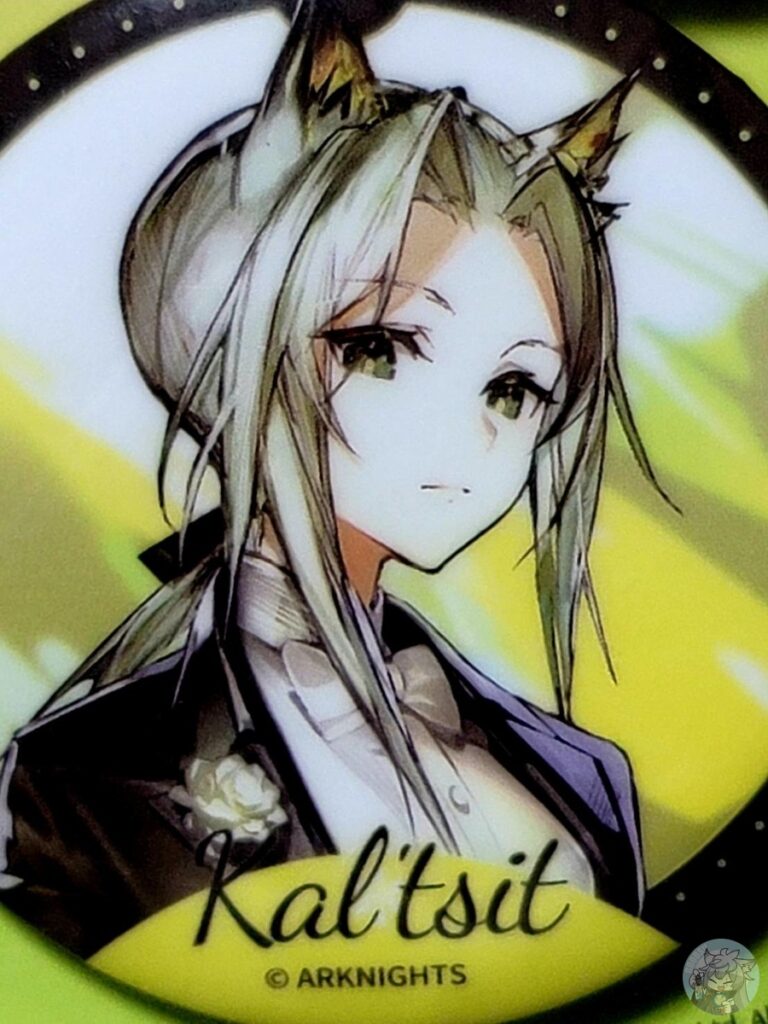 明日方舟　アークナイツ　人物ファイル　缶バッジ　ケルシー 明日方舟 アークナイツ 人物ファイル 缶バッジ ケルシー - メルカリ