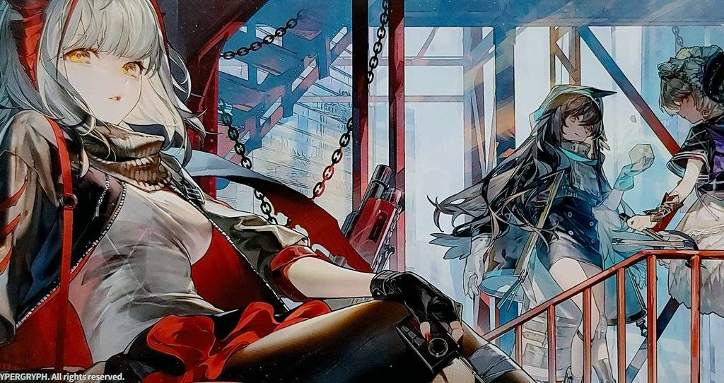 大陸限定公式グッズ2023年アークナイツカレンダー「2023年3月イラスト