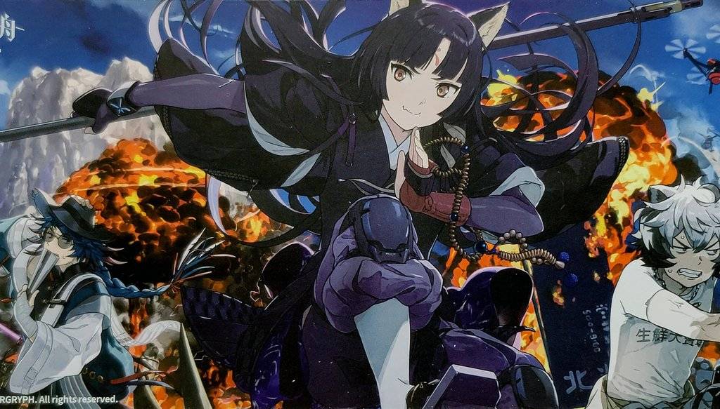 大陸限定公式グッズ2023年アークナイツカレンダー「2023年7月イラスト