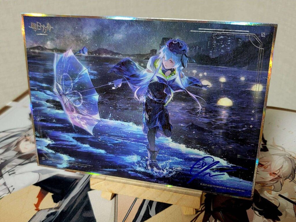 アークナイツ公式絵師 「Namie先生」大陸限定公式グッズ 深藍追憶