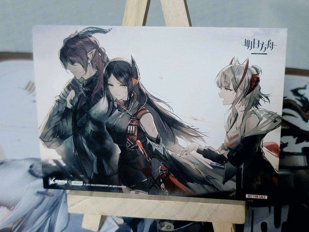 アークナイツ大陸限定公式グッズ 購入特典ポストカード(非売品
