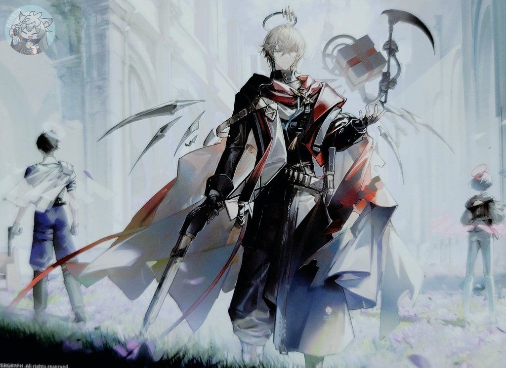 大陸限定公式グッズ 「空想花庭」 2024年カレンダー(20×18cm) (2024.01～2024.12) 6月「聖約イグゼキュター、インサイダー、スプリア」